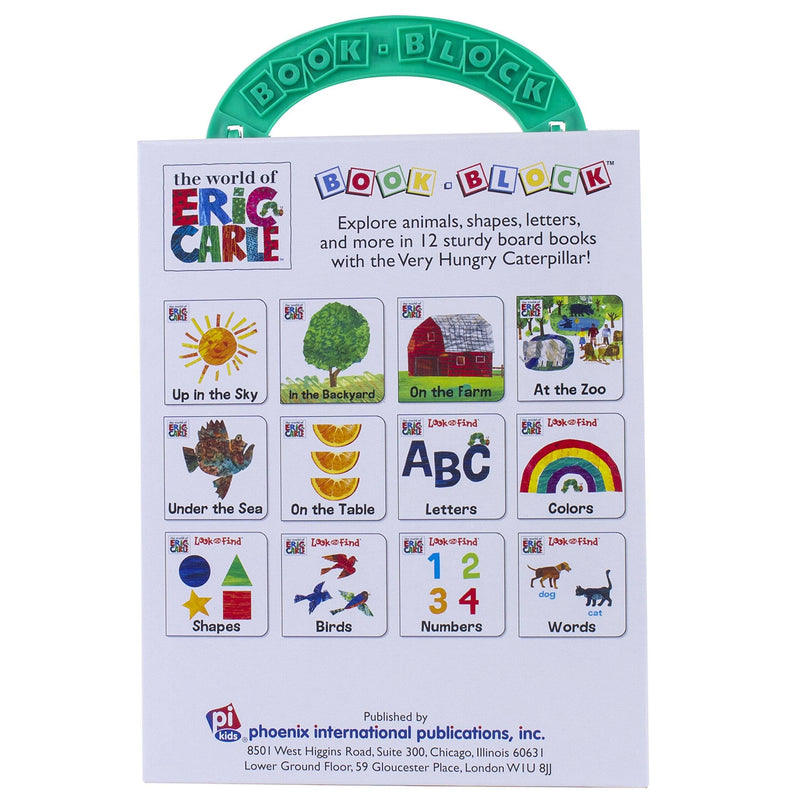 My First Library World of Eric Carle 12 Board BookS Block Set - Age 0-5 0-5 P I Kids