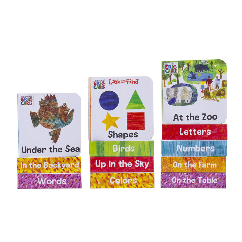 My First Library World of Eric Carle 12 Board BookS Block Set - Age 0-5 0-5 P I Kids