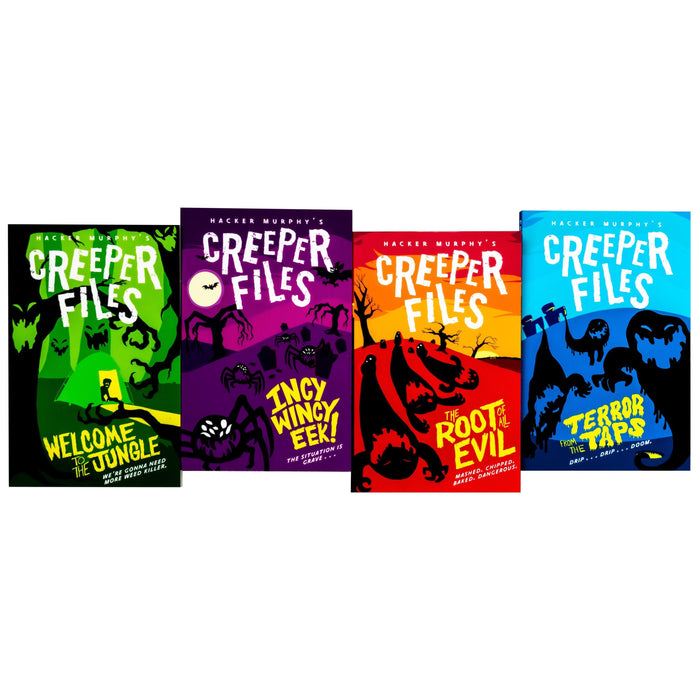 Creeper Files 4 Books Collection - Ages 7-9 - Paperback - Hacker Murphy 7-9 Oxford University Press