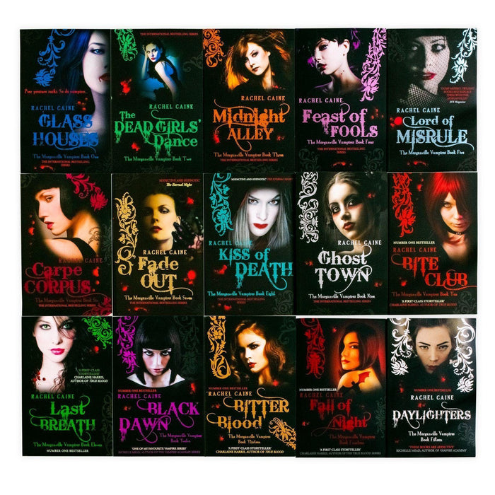 The Morganville Vampires Series Collection 15 Books Set - Young Adult - Paperback - Rachel Caine Young Adult Allison & Busby