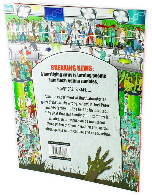 Where's The Zombie? Search and Find Book - Young Adult - Paperback - Jen Wainwright Young Adult Michael O'Mara Books Limited