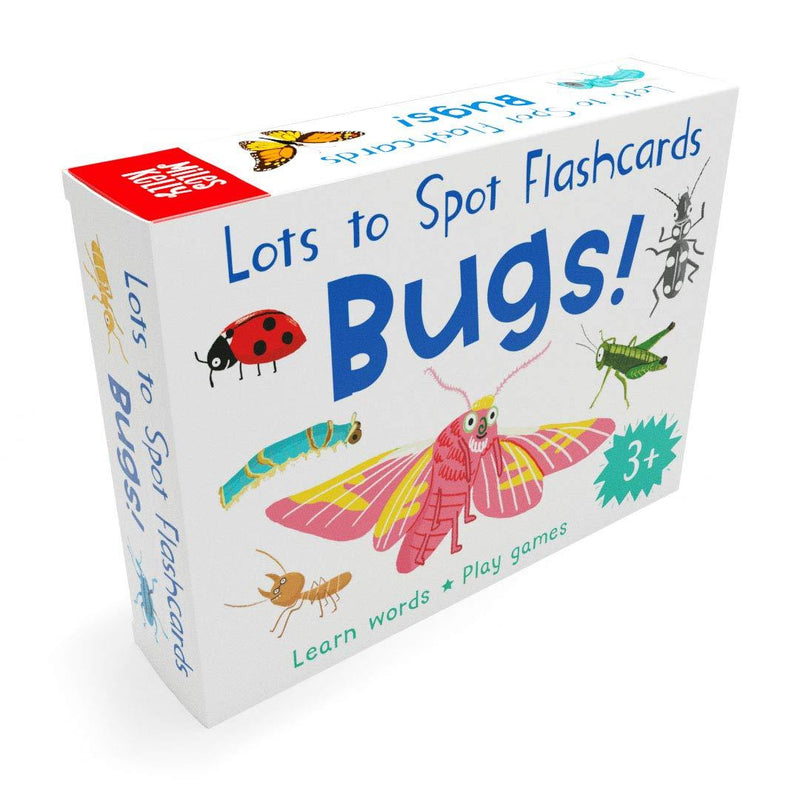 Lots to Spot Flashcards Tray 4 Pack Busy Animals, Dinosaurs, Bugs, Under the Sea- Hardcover - Age 3-5 3+ Miles Kelly Publishing