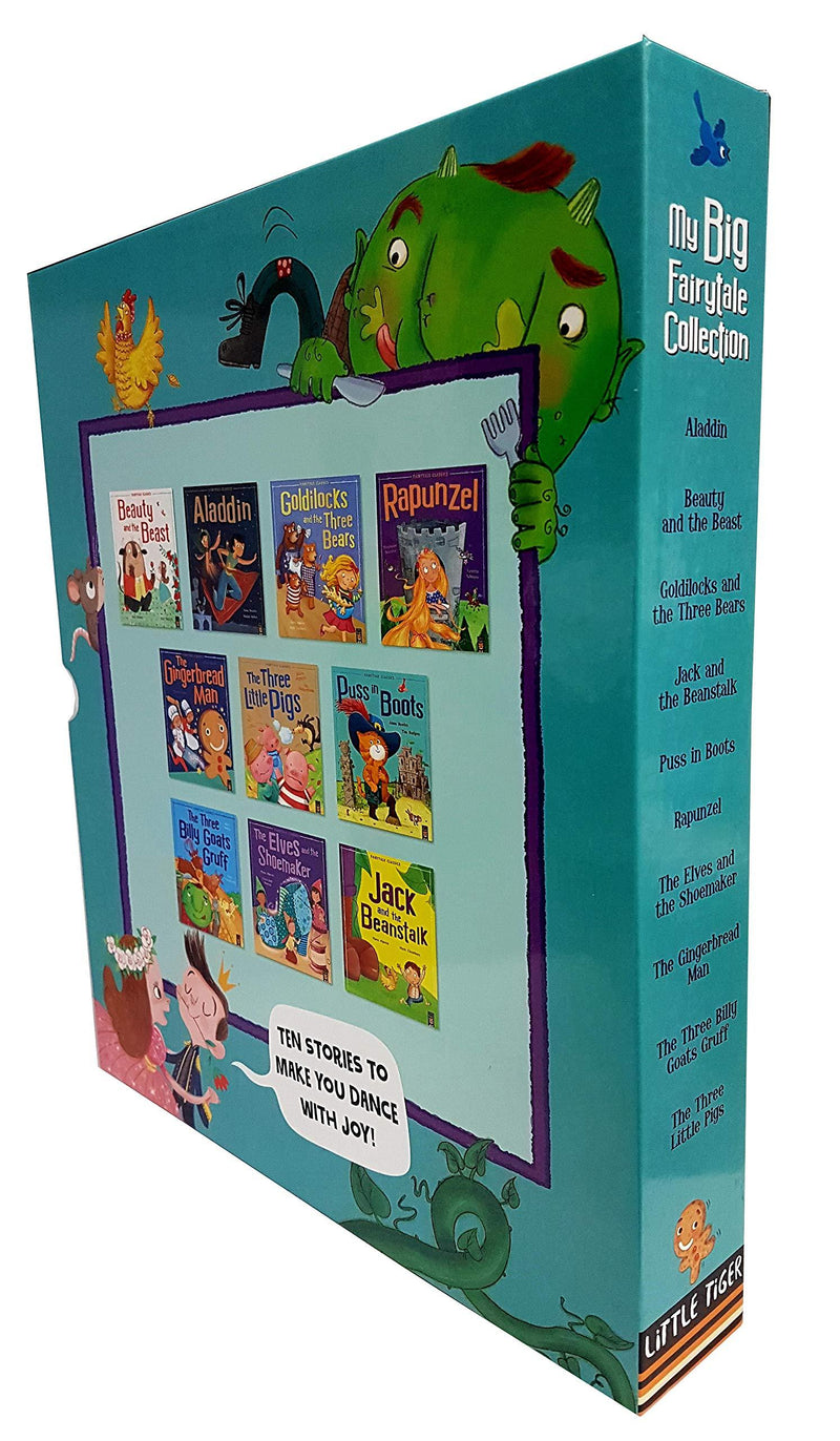 My Big Fairytale Collection 10 Books Slipcase - Paperback - Age 3+ 3+ Little Tiger Press