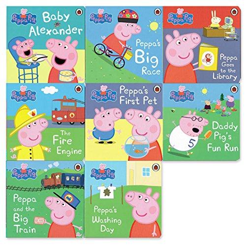 Peppa Pig First Experiences Collection 8 Books set - Age 3+ - Hardback by Neville Ashley & Mark Baker 3+ Ladybird