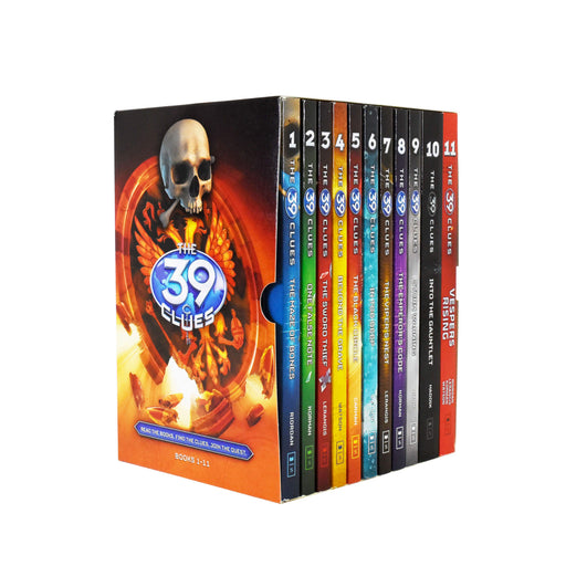 The 39 Clues Series 11 Book Collection Box Set - Ages 9-14 - Paperback - Rick Riordan 9-14 Scholastic
