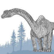 Dinosauria Dinosaurs to Colour and Facts to Discover - 4+ - Paperback by Claire Scully 4+ Buster Books