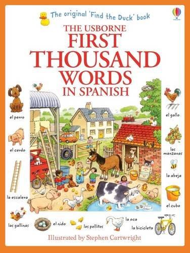 Usborne First Thousand Words , Polish , English , Spanish , Chinese & Arabic 5 Books set - Age - 4+ - Paperback by Heather Amery & Stephen Cartwright 4+ Usborne