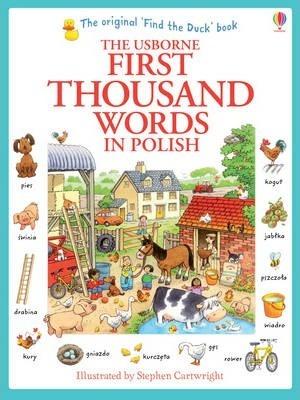 Usborne First Thousand Words , Polish , English , Spanish , Chinese & Arabic 5 Books set - Age - 4+ - Paperback by Heather Amery & Stephen Cartwright 4+ Usborne