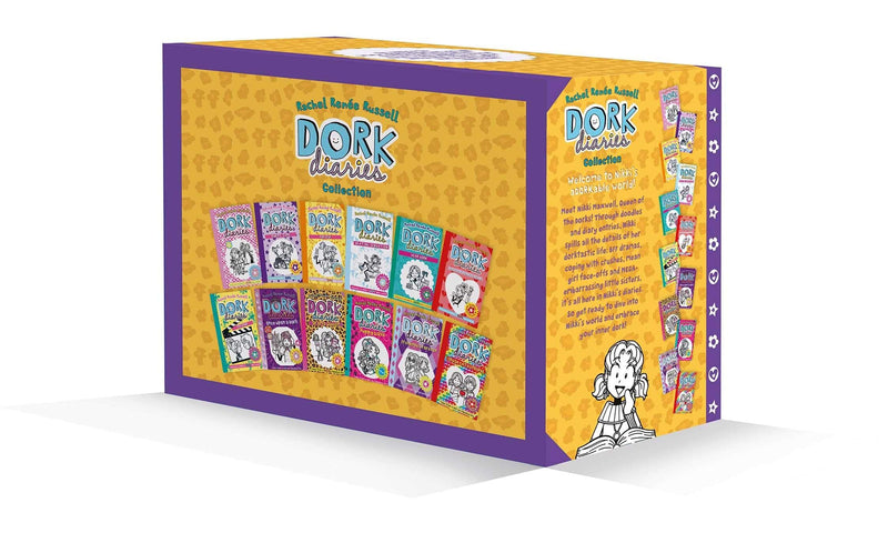 Dork Diaries by Rachel Renée Russell 12 Books Collection Box Set - Ages 9+ - Paperback 9-14 Simon & Schuster