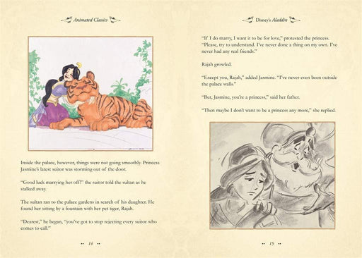 Aladdin (Disney Animated Classics) - Ages 5-7 - Hardback - Justine Korman 5-7 Studio Press