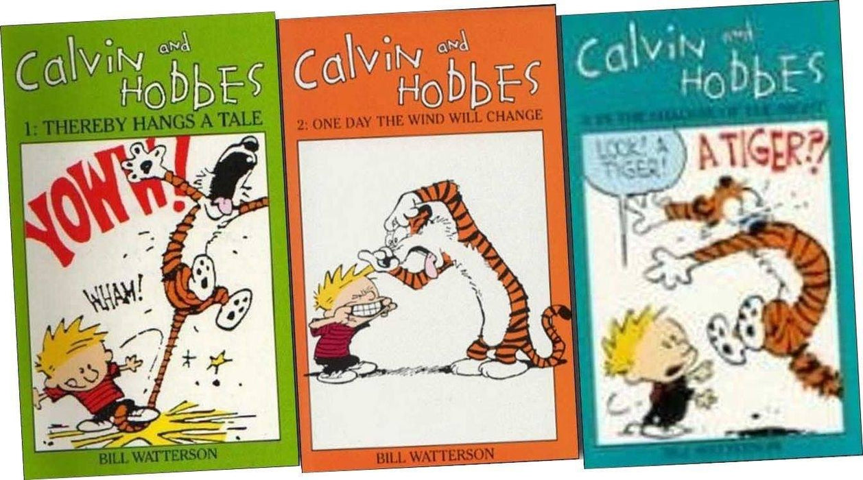 Calvin and Hobbes Series 3 Books Collection Pack Set - Ages 5-7 - Paperback - Bill Watterson 5-7 Sphere
