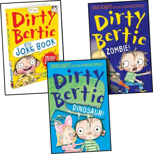 Dirty Bertie 3 Books Collection - Ages 5-7 - Paperback - Alan MacDonald 5-7 Stripes