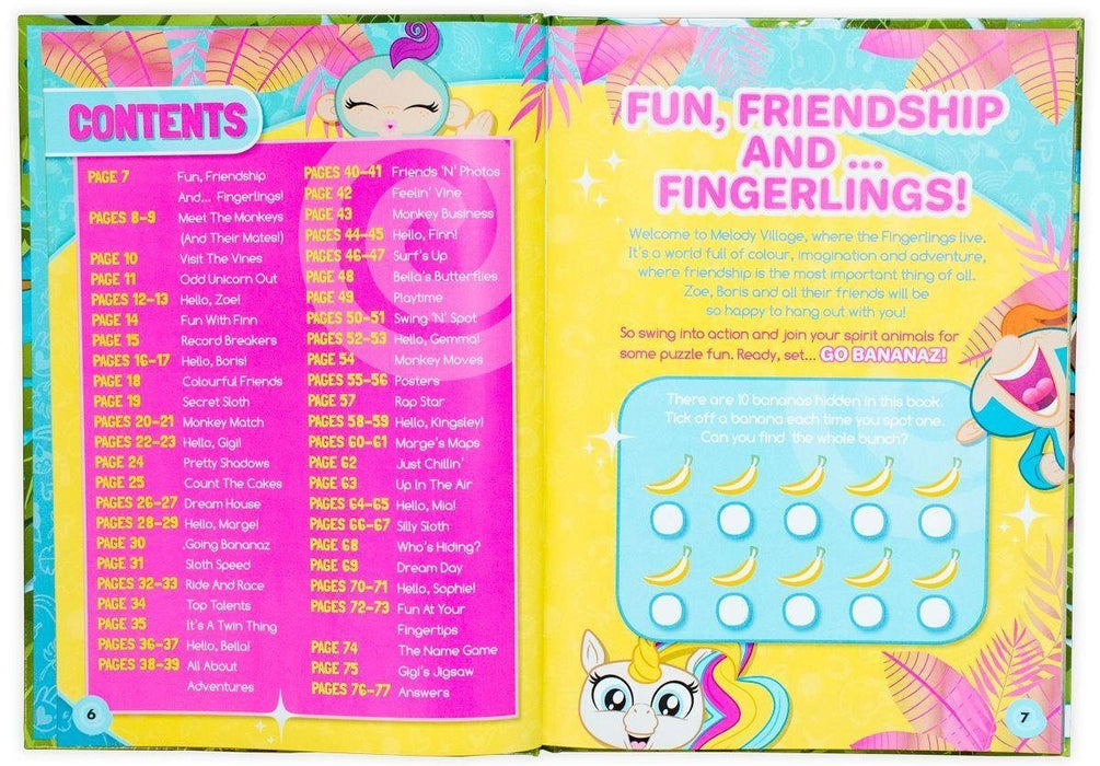 Fingerlings: Friendship at your Fingertips Annual 2019 - Ages 5-7 - Hardback 5-7 Centum Books Ltd