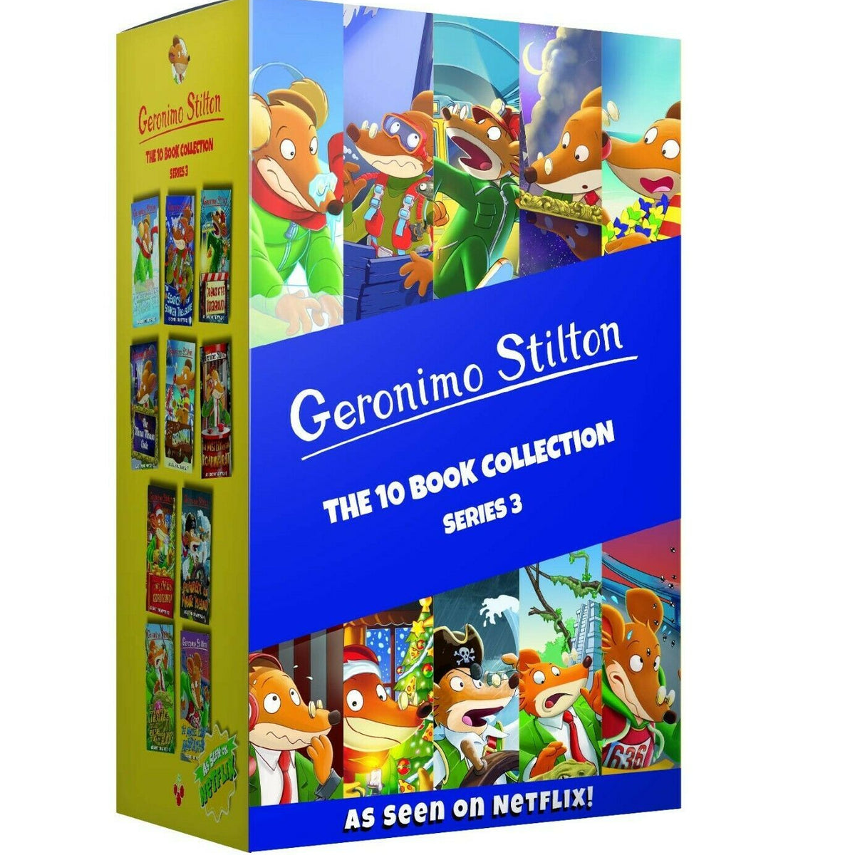 Geronimo Stilton The 10 Book Collection (Series 3) Box Set - Ages
