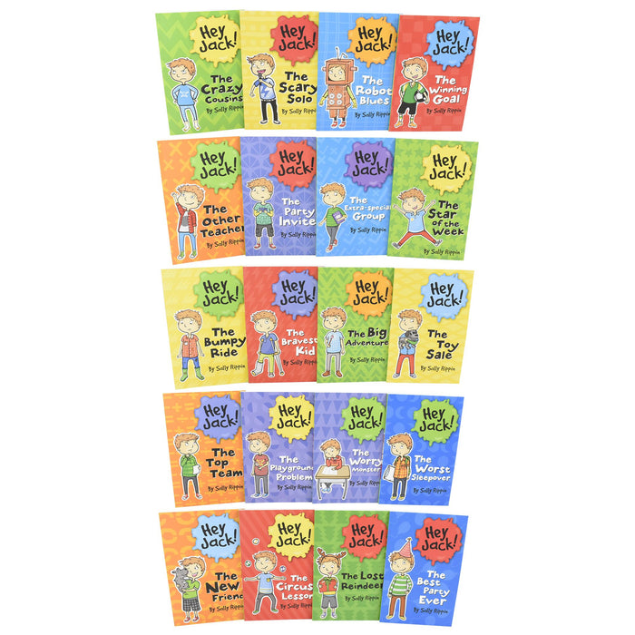Hey Jack The Complete Jack Stack early reader 20 Books Children Set - Ages 5-7 - Paperback By Sally Rippin 5-7 HARDIE GRANT BOOKS