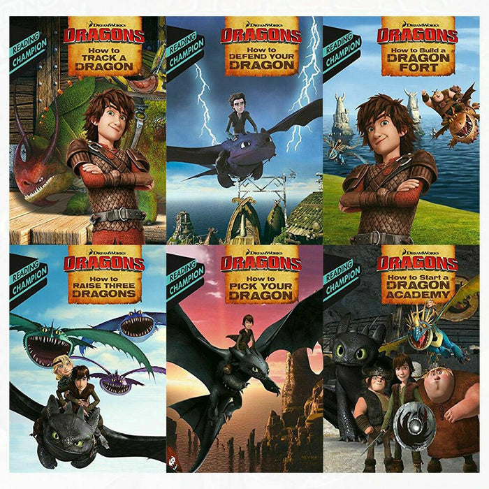 How To Train Your Dragon Early Reader 6 Books Children Set - Ages 5-7 - Paperback By Erica David 5-7 Hodder
