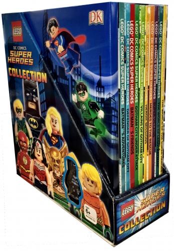 LEGO DC Comics Collection 10 Books with Batman Electrosuit Minifigure - Age 6+ - Hardback 5-7 DK