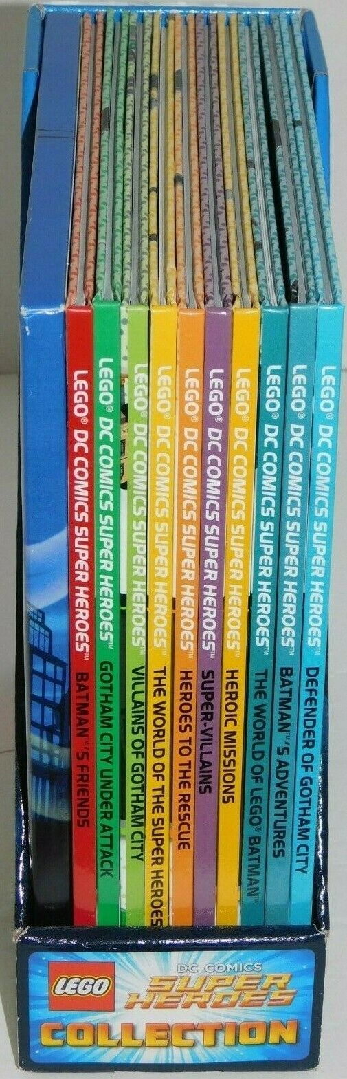 LEGO DC Comics Collection 10 Books with Batman Electrosuit Minifigure - Age 6+ - Hardback 5-7 DK