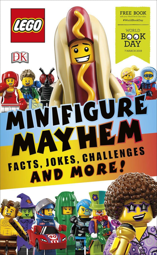 LEGO Minifigure Mayhem WBD 2019 - Ages 5-7 - Paperback - Dorling Kindersley 5-7 Dorling Kindersley