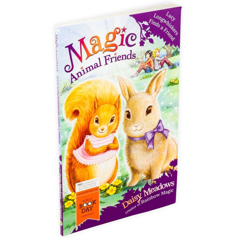 Magic Animal Friends: Lucy Longwhiskers Finds A Friend - WBD 2015 - Paperback - Daisy Meadows 5-7 Orchard Books