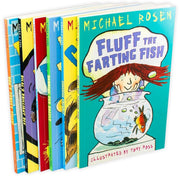 Michael Rosen Funny Stories 6 Book Collection - Paperback - Age 7-9 7-9 Anderson Press