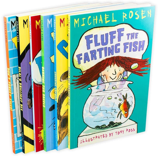 Michael Rosen Funny Stories 6 Book Collection - Paperback - Age 7-9 7-9 Anderson Press