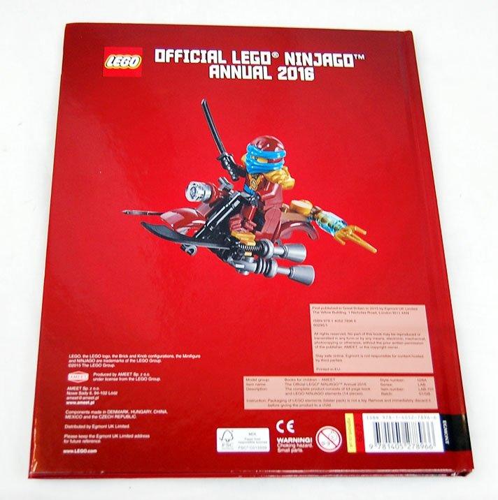 Official LEGO® Ninjago Annual 2016 - Action - Hardback - Egmont Publishing 5-7 Egmont