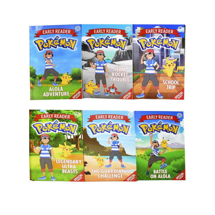 Official Pokemon Story Books For Early Reader 6 Books Children Collection Boxset - Paperback - Age 5-7 5-7 Orchard Books
