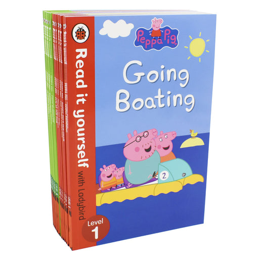 Early Learning Peppa Pig Read it yourself with Ladybird 14 Books Level 1& 2 - Ages 5-7 - Paperback 5-7 Ladybird
