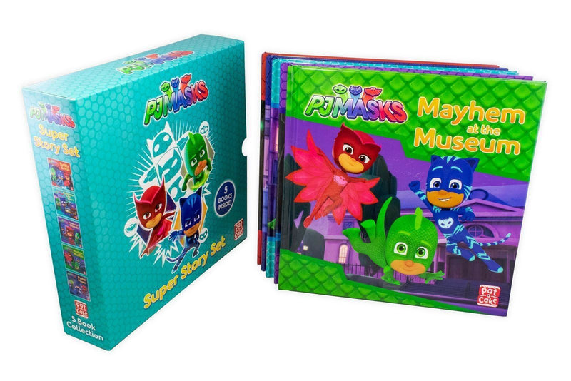 PJ Masks 5 Book Collection Super Story Set - Paperback - Age 0-5 5-7 Pat-a-Cake
