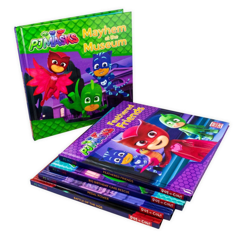 PJ Masks 5 Book Collection Super Story Set - Paperback - Age 0-5 5-7 Pat-a-Cake