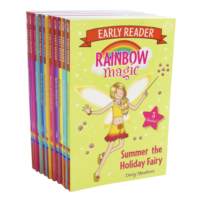 Rainbow Magic Early Reader 10 Book Collection - Ages 5-7 - Paperback - Daisy Meadows 5-7 Orchard Books