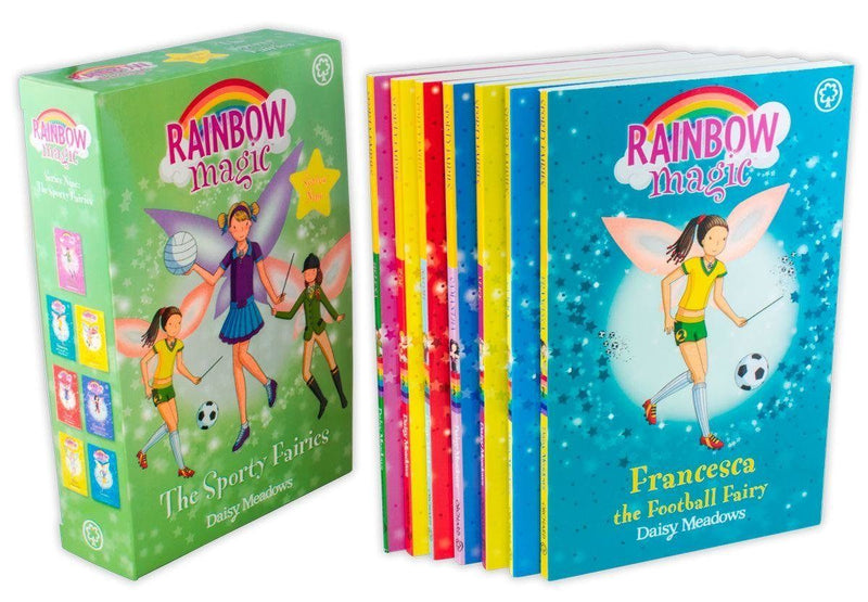 Rainbow Magic Sporty Fairies Collection 57 to 63 - 7 Books - Children's Literature - Paperback - Daisy Meadows 5-7 Orchard Books
