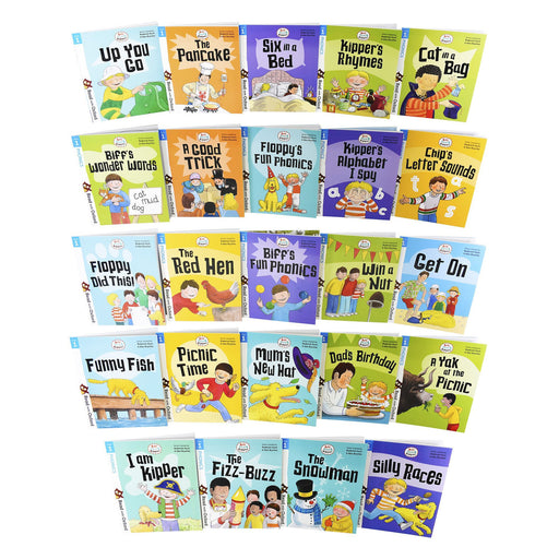 Read with Biff, Chip and Kipper Phonics and First Stories 24 Books Collection (Level 4-6) - Ages 5-7 - Paperback - Roderick Hunt and Alex Brychta 5-7 Oxford University Press