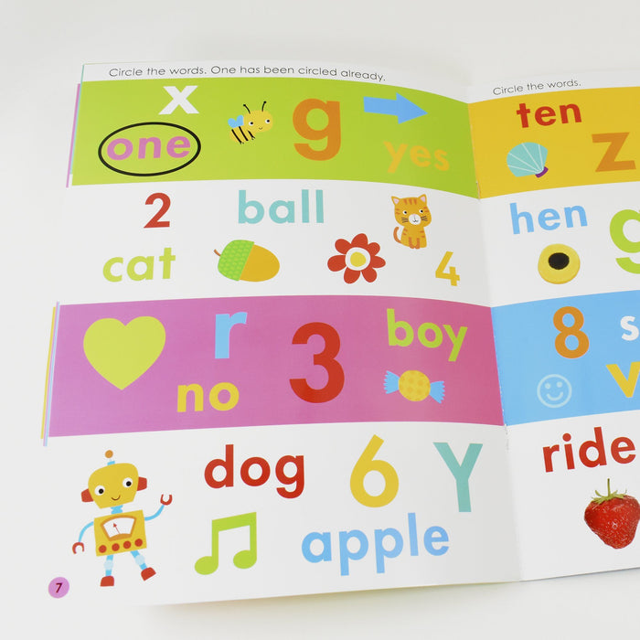 Ready Set Learn 8 Early Learning Wipe Clean Books Colours Shapes Numbers Phonics Handwriting Counting - Ages 5-7 – Paperback 5-7 Make Believe Ideas