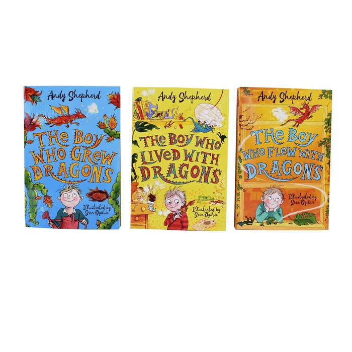 The Boy Who Grew Dragons 3 Books Collection - Ages 5-7 - Paperback - Andy Shepherd 5-7 Piccadilly Press
