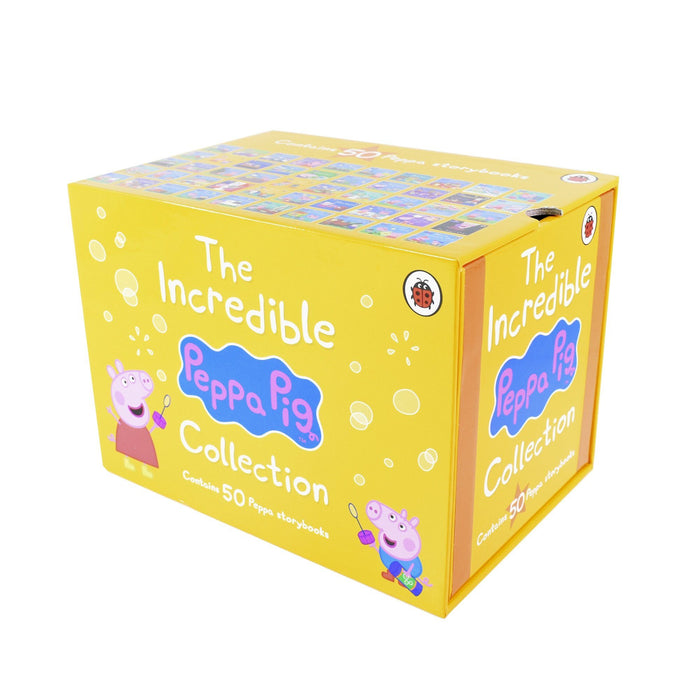 The Incredible Peppa Pig Collection 50 Paperbacks Books Box Set - Ages 5-7 - By Ladybird 5-7 Ladybird