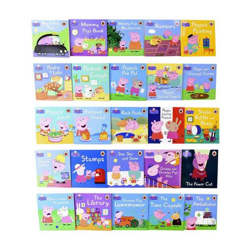 The Incredible Peppa Pig Collection 50 Paperbacks Books Box Set - Ages 5-7 - By Ladybird 5-7 Ladybird