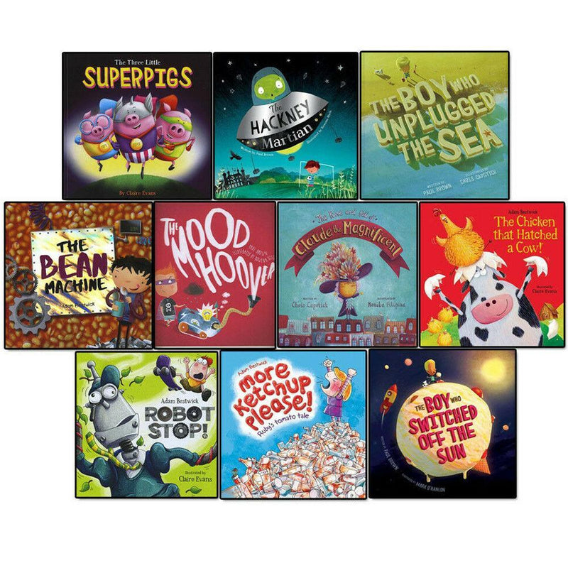 The Three Little Superpigs Plus 9 More Amazing Stories! - Ages 5-7 - Paperback 5-7 Fourth Wall Publishing