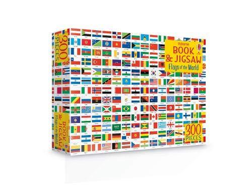 Usborne Flags of the World Book and Jigsaw - Ages 7+ By Sue Meredith 5-7 Usborne