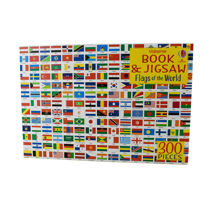Usborne Flags of the World Book and Jigsaw - Ages 7+ By Sue Meredith 5-7 Usborne