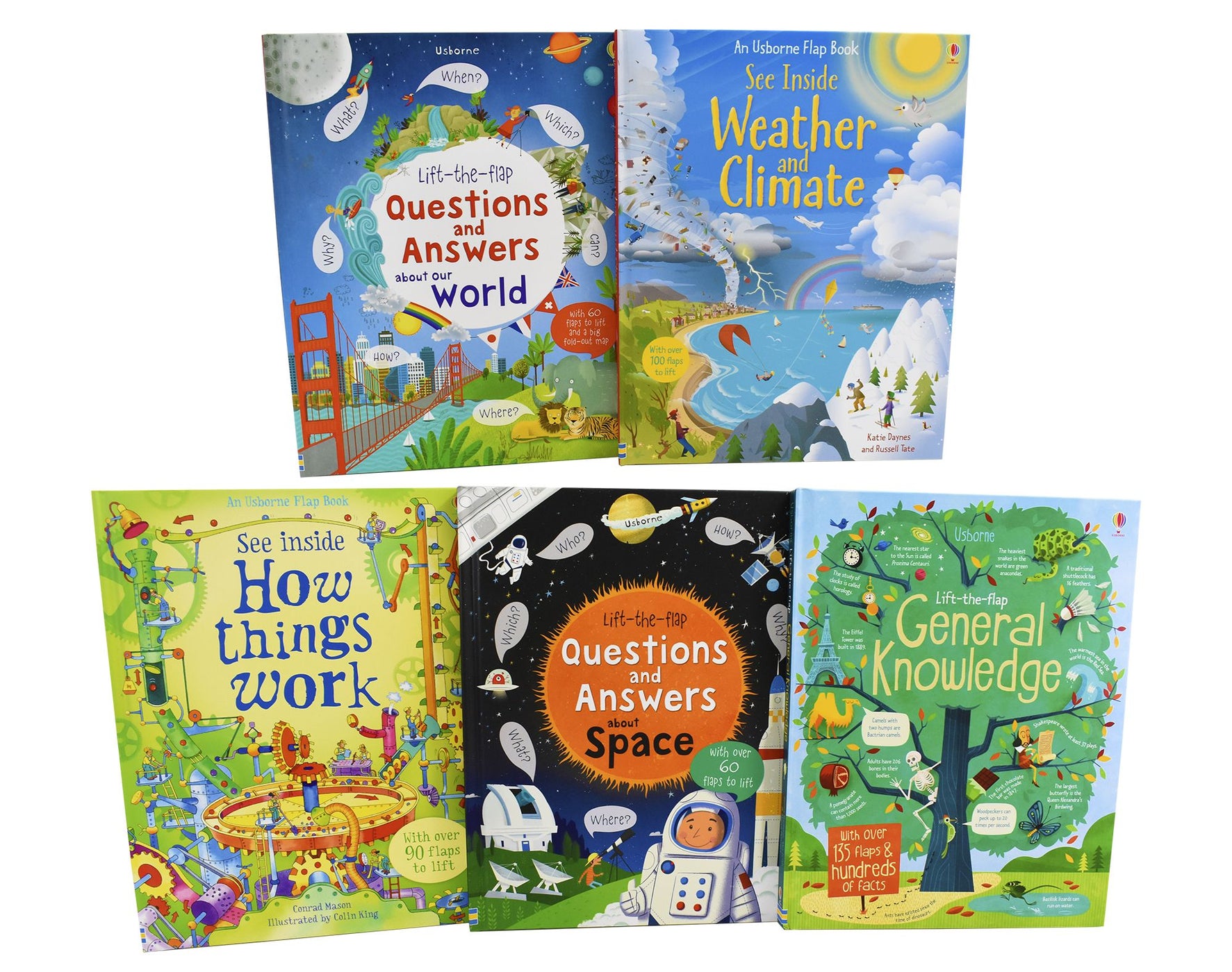 Usborne Lift The Flap 5 Books Collection Set — Books2Door