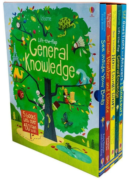 Usborne Lift -The-Flap General Knowledge 5 Books Collection - Ages 5-7 - Board Books 5-7 Usborne Publishing