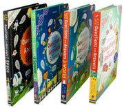 Usborne Lift-the-Flap Questions and Answers 4 Book Set- Space, Science, World - Ages 5-7 - Board Books - Katie Daynes 5-7 Usborne