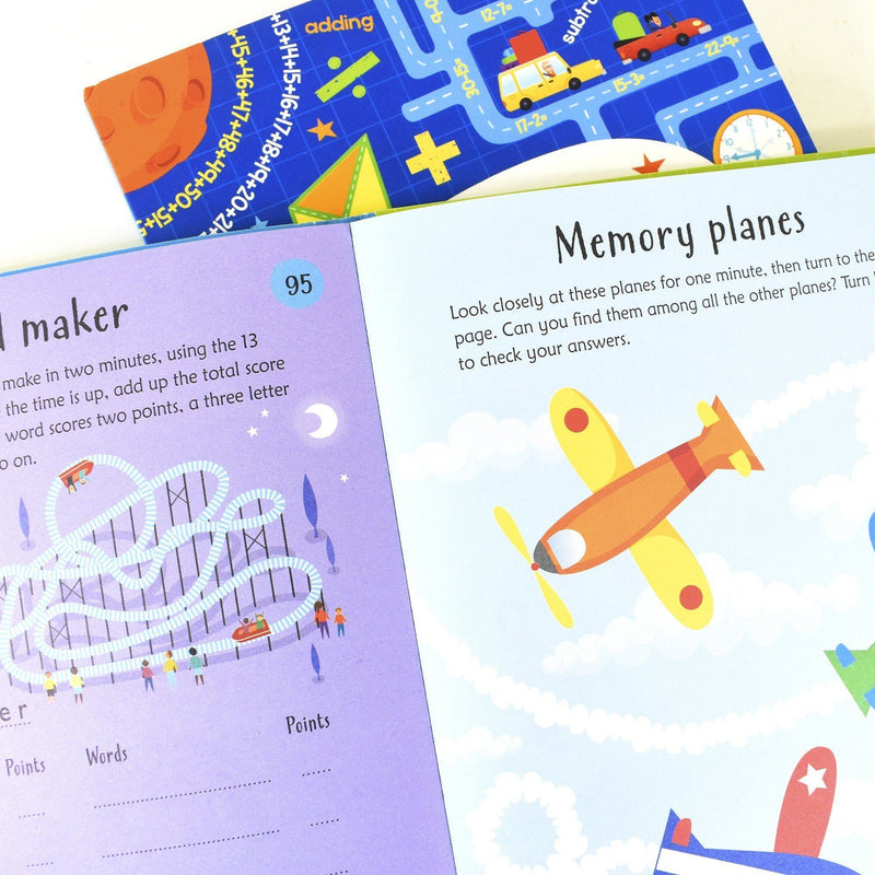 Usborne Travel Activity Pad 4 Books - Ages 5-7 - Paperback 5-7 Usborne