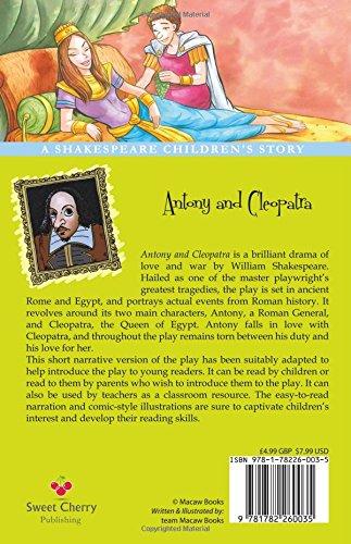 Antony and Cleopatra: A Shakespeare Children's Story - Paperback - Ages 7-9 by Macaw Books 7-9 Sweet Cherry Publishing