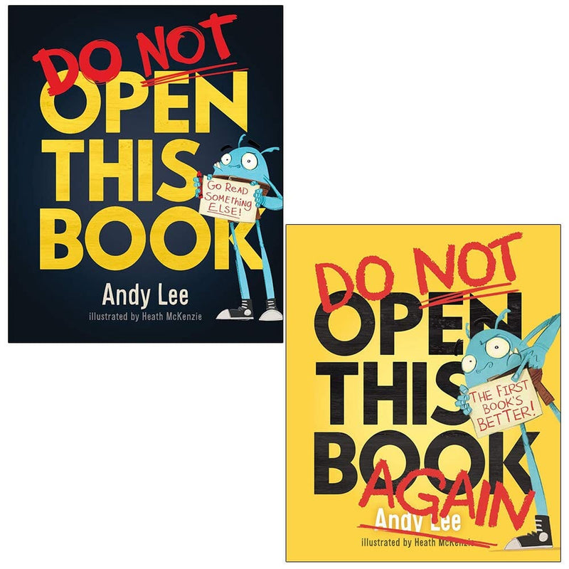 Do Not Open This Book & Do Not Open This Book Again By Andy Lee - Ages 4-7 - Paperback 5-7 Studio Press