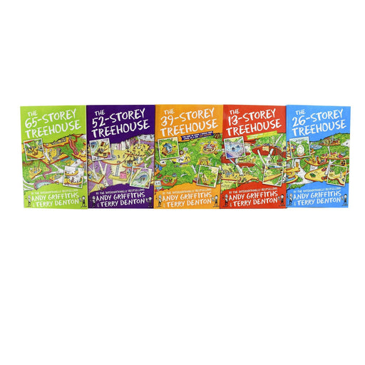 The Treehouse 5 Book Collection by Andy Griffiths & Terry Denton - Ages 7-9 - Paperback 7-9 Pan Macmillan