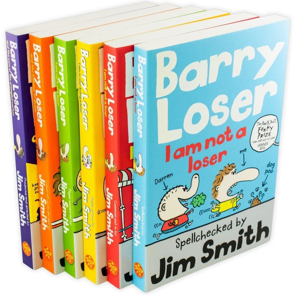 Barry Loser Collection 6 Books Set Action & Adventure Paperback Jim Smith