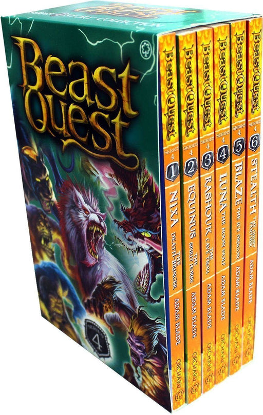 Beast Quest Series 4 - Pack of 6 books - Ages 7-9 - Paperback - Adam Blade 7-9 Orchard Books